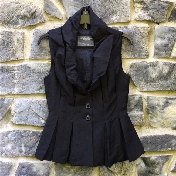 All Saints Tops - All Saints || Grey Shantara Waistcoat UK8/US4